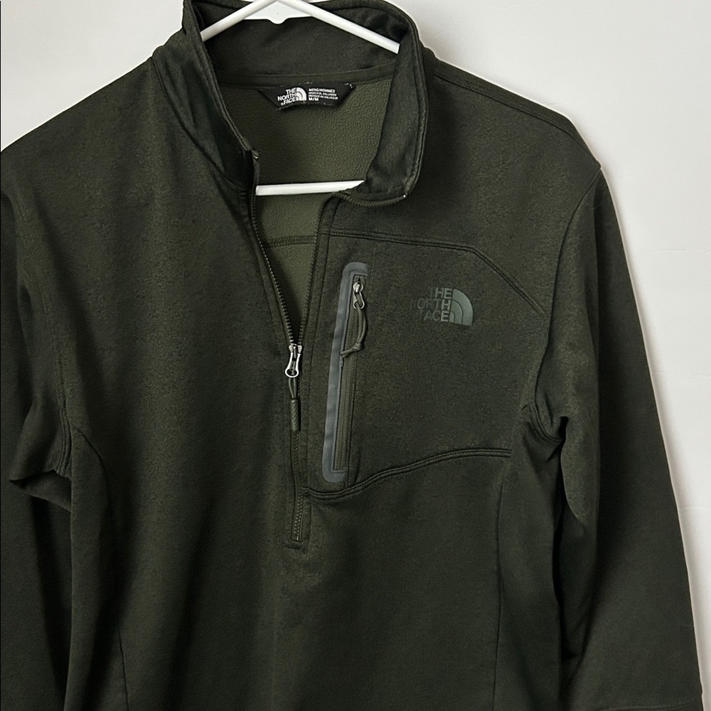 The North Face Canyonlands Dark Green Half-Zip Pullover Men’s Medium - Picture 3 of 5